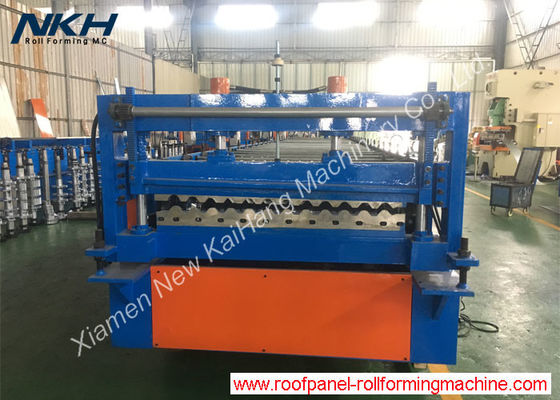 ซื้อ เครื่องขึ้นรูปหลังคา Spandeck, มาเลเซีย / อินโดนีเซียขนาดยอดนิยม, ความแม่นยำสูงควบคุมการตัดความยาว online manufacture