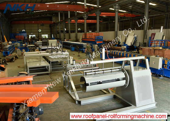 ซื้อ แผ่นโลหะ 0.3 - 1.0 * 1250 มม. เครื่องตัดเหล็กเส้นพร้อม Re-Coiler online manufacture