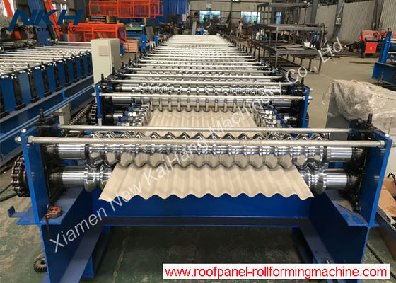ซื้อ 1320mm Input Width Heat Treatment G550 Roof Panel Roll Former online manufacture
