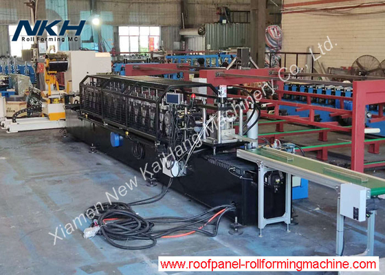 C68 เครื่องปั้นม้วน พร้อมเครื่องเจาะ, พิมพ์และตัดส่วนเชื่อมต่อที่ไม่หยุดสําหรับอาคารโลหะ