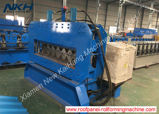 เครื่องขึ้นรูปม้วนหลังคาโลหะโค้งไฮดรอลิกความกว้างฝาครอบ 1200 มม. ด้วย Siemens Servo Motor