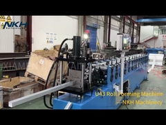 U Channel Roll Forming Machine การทดสอบก่อนการจัดส่ง